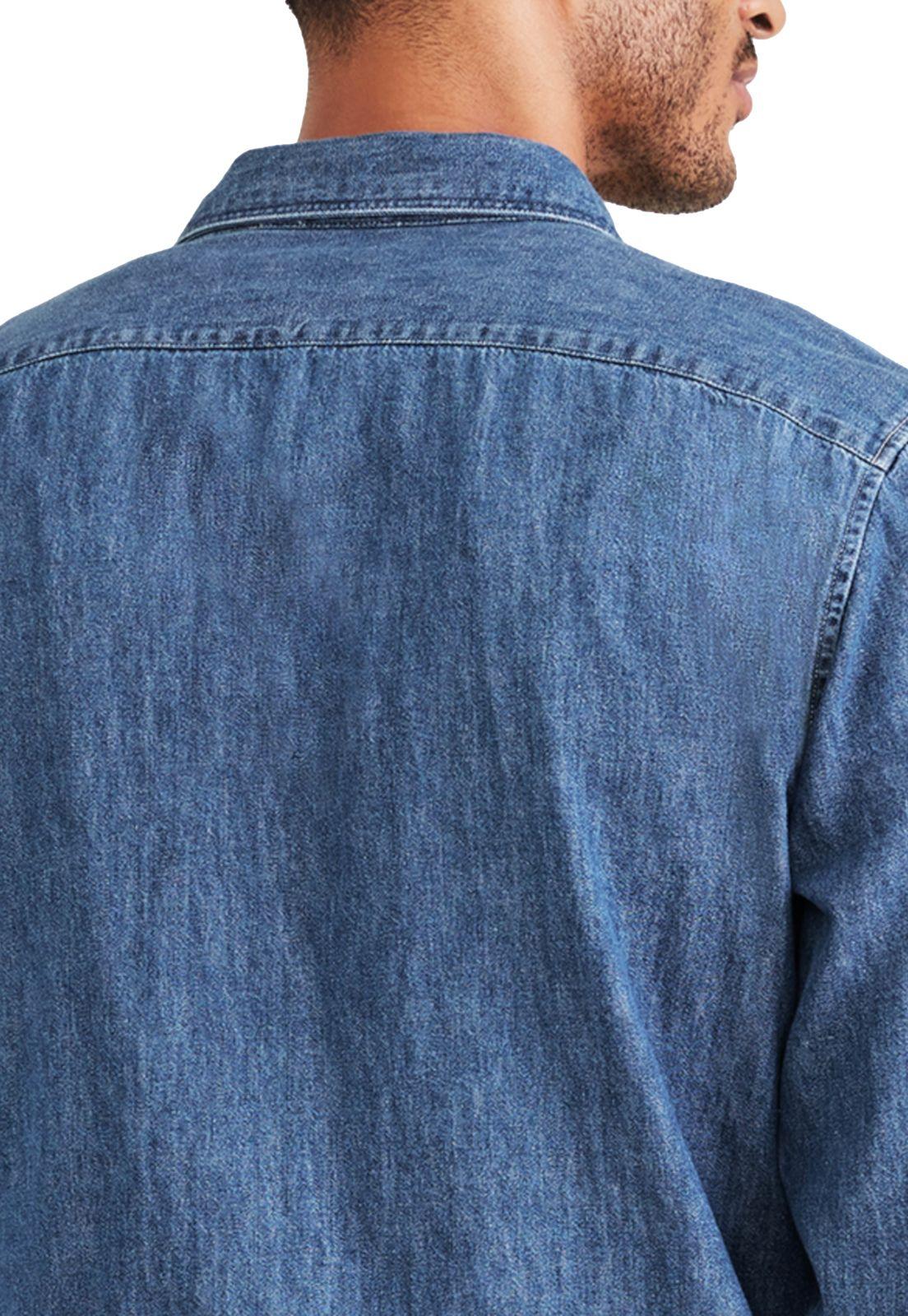 Camisa Hombre Casual Regular Fit Azul 52669-0406-3