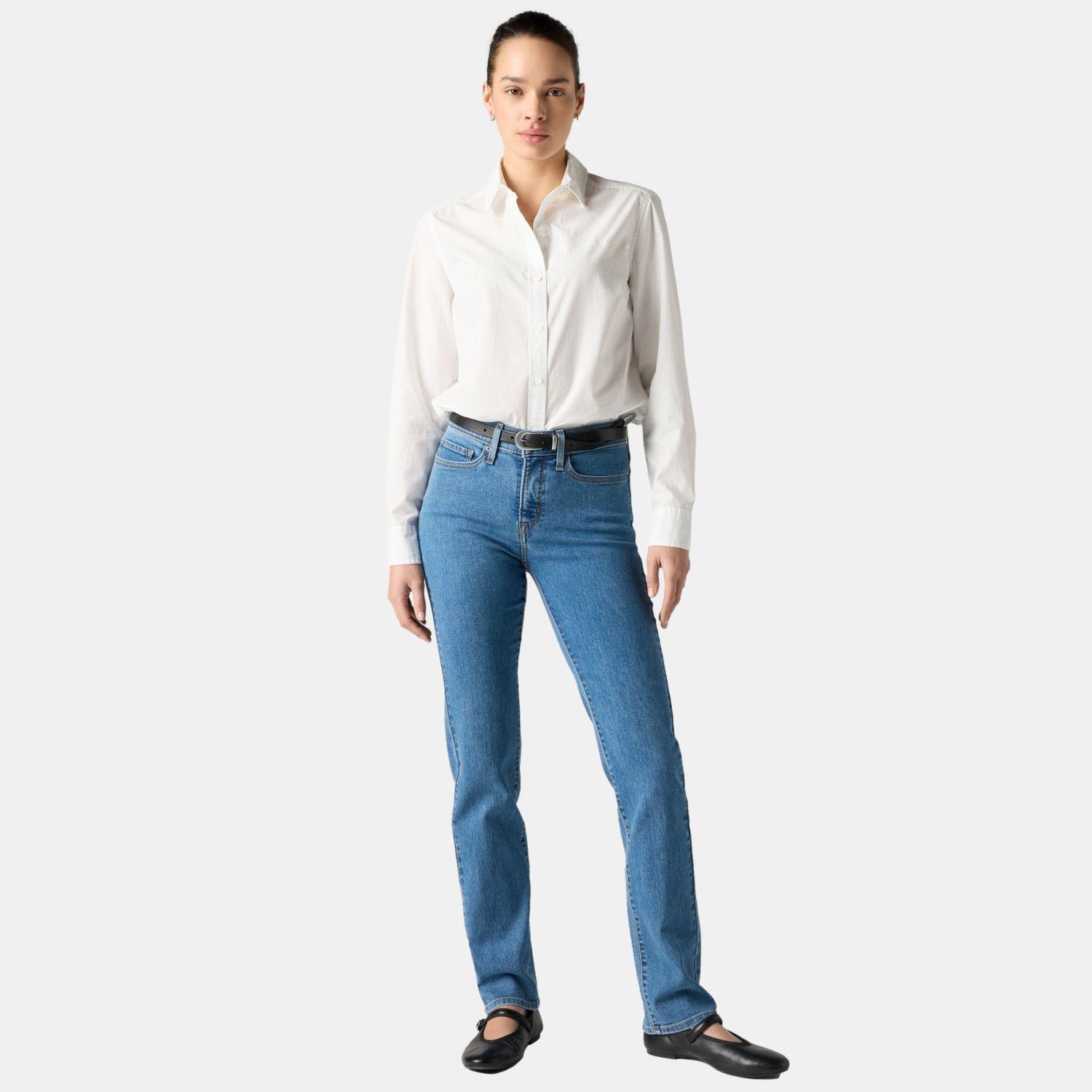 Jeans Mujer 314 Shaping Straight Azul Levis 19631-0301-1