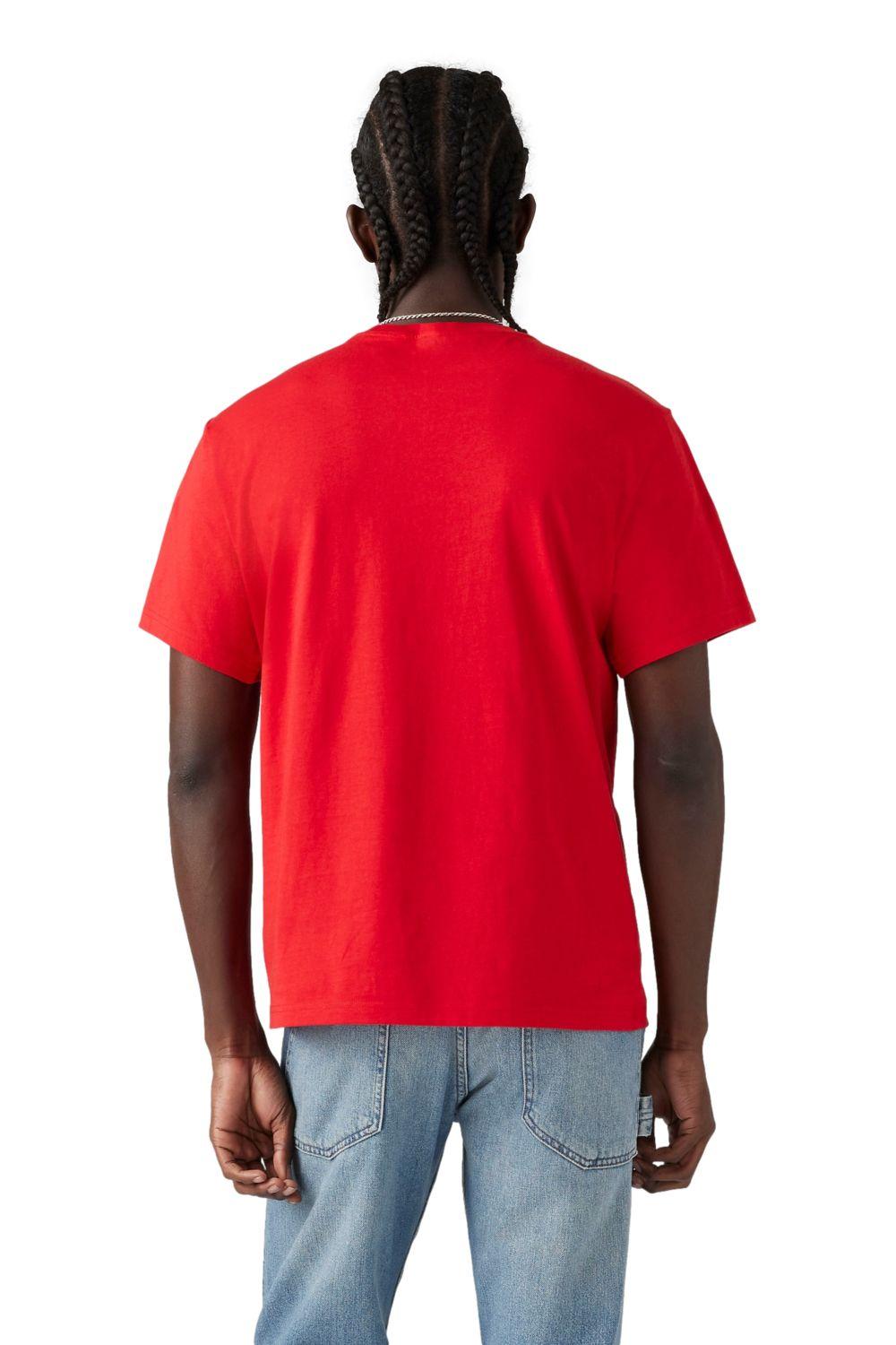 Polera Hombre Ss Relaxed Fit Tee Rojo Levis 16143-1570-2