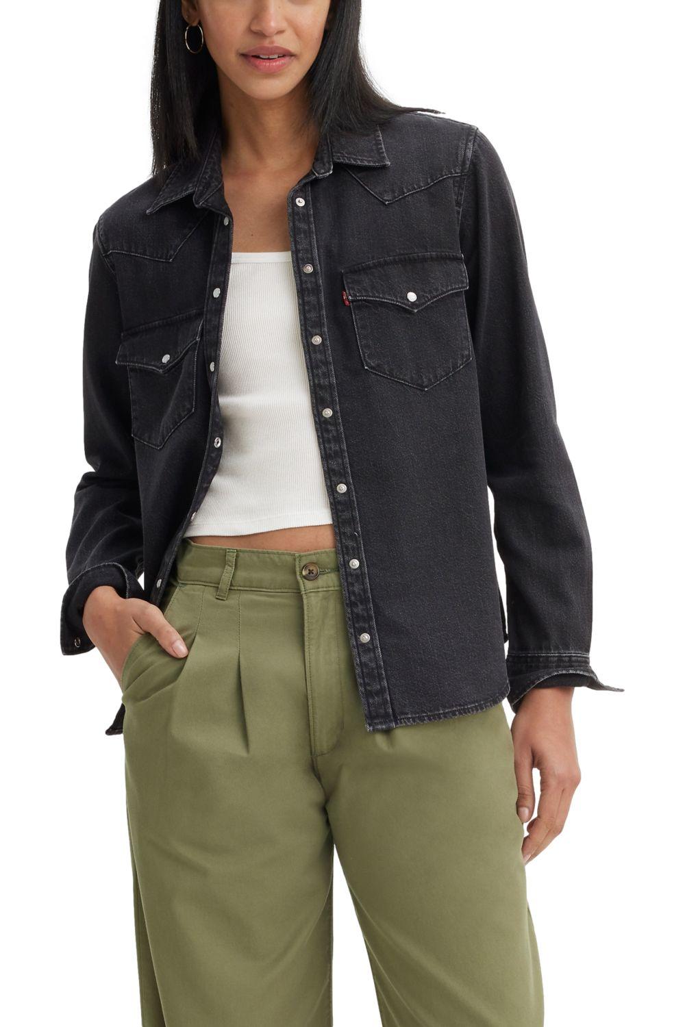 Camisa Mujer Regular Fit Western Negro Levis 86832-0031-0