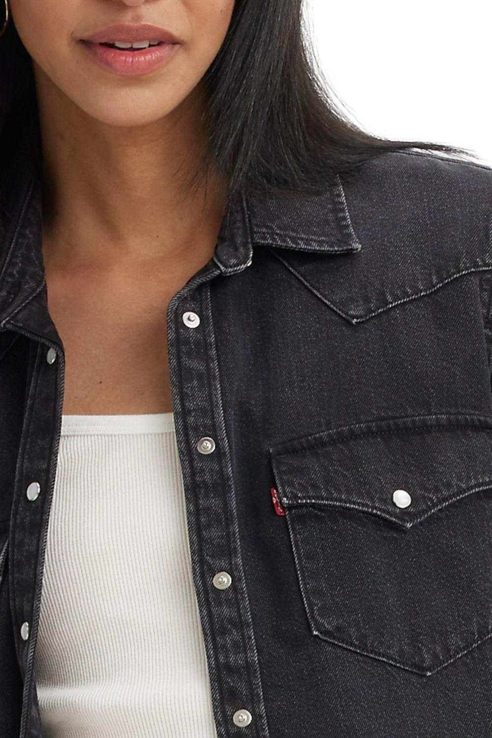 Camisa Mujer Regular Fit Western Negro Levis 86832-0031-2