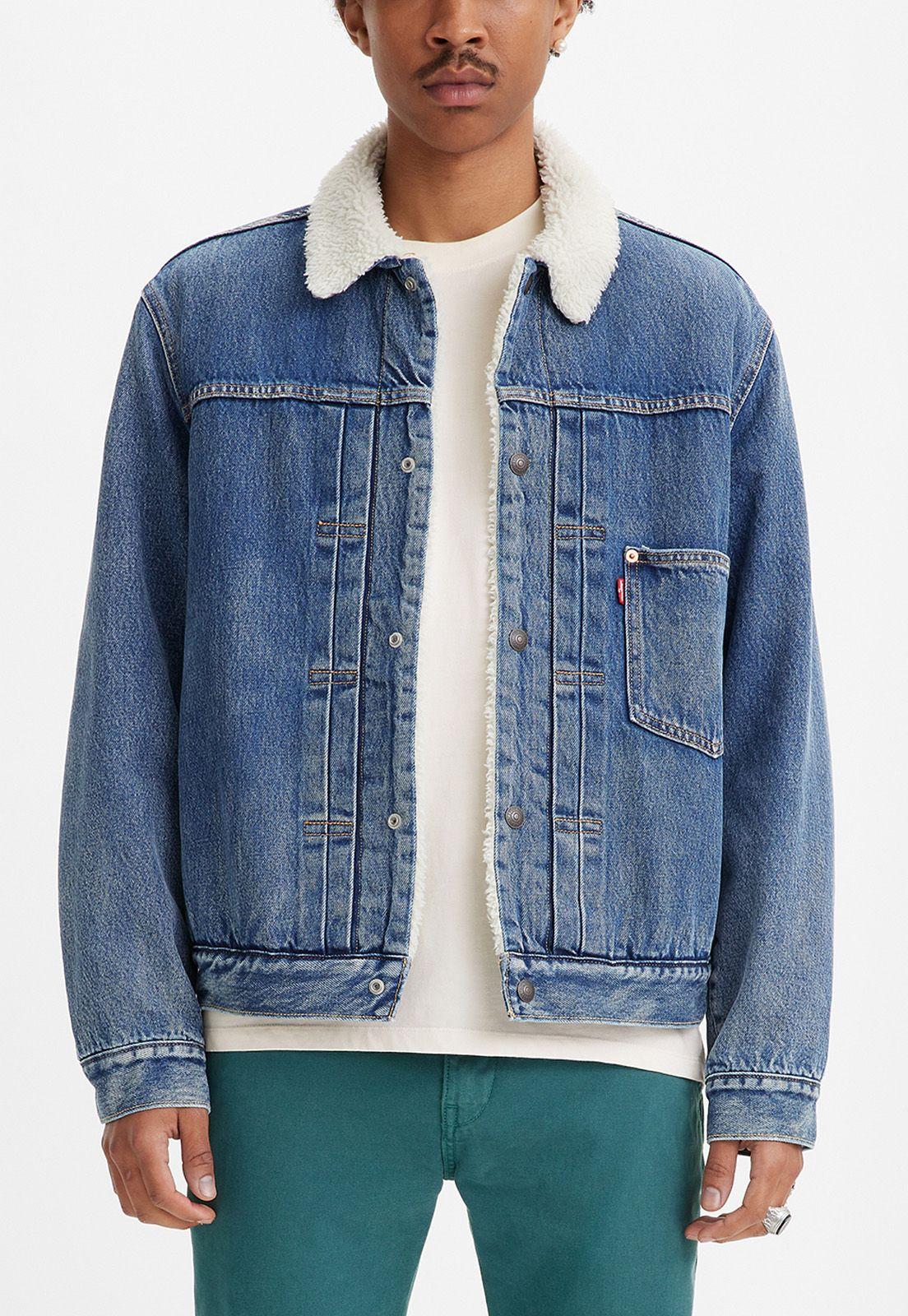 Chaqueta Hombre Sherpa Trucker Azul Levis A4882-0000-0