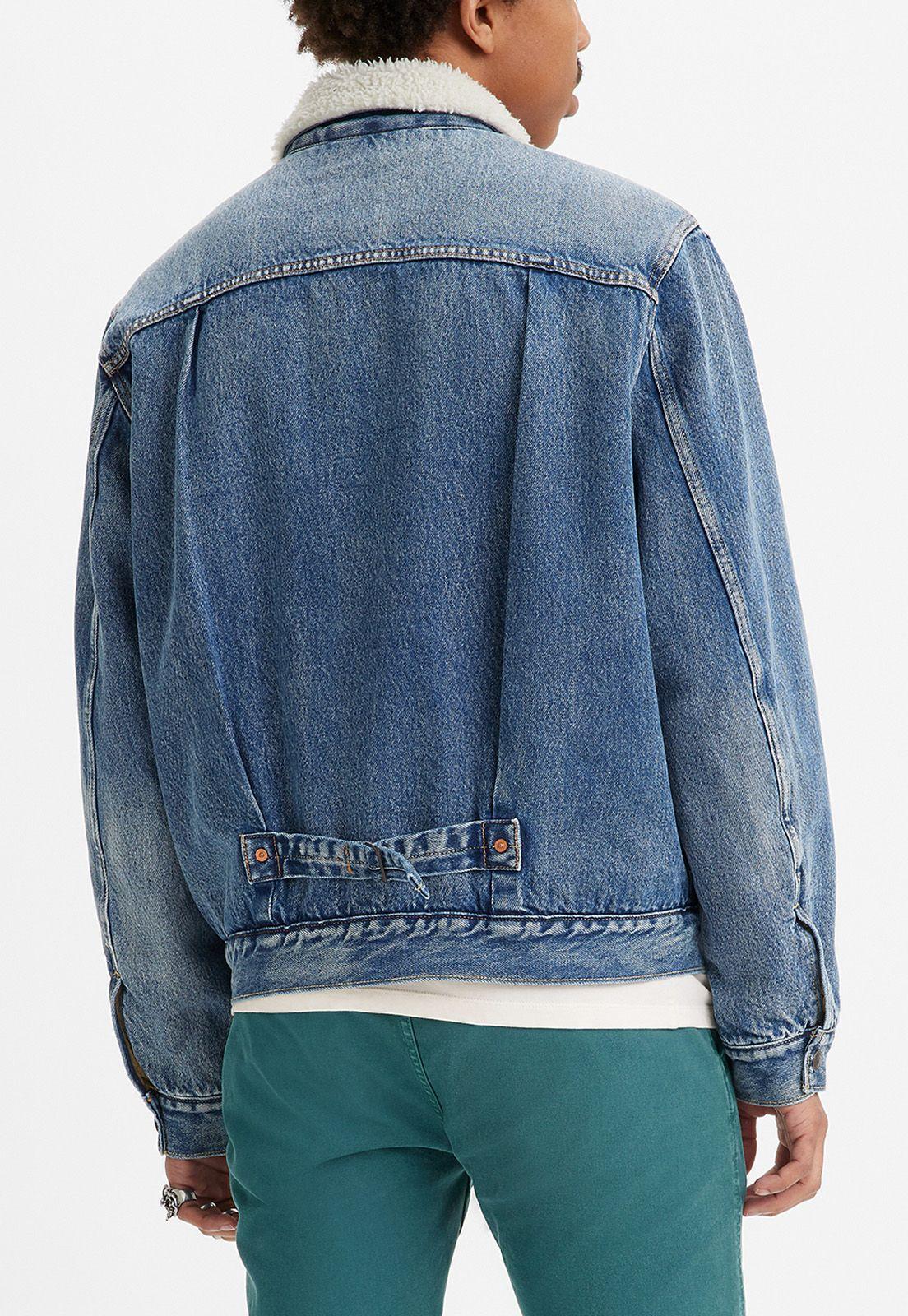 Chaqueta Hombre Sherpa Trucker Azul Levis A4882-0000-1