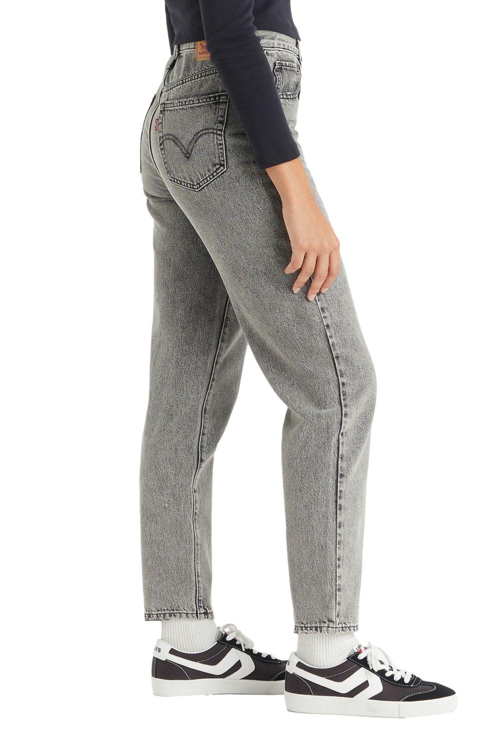 Jeans Mujer High Waisted Mom Negro Levis 26986-0053-1