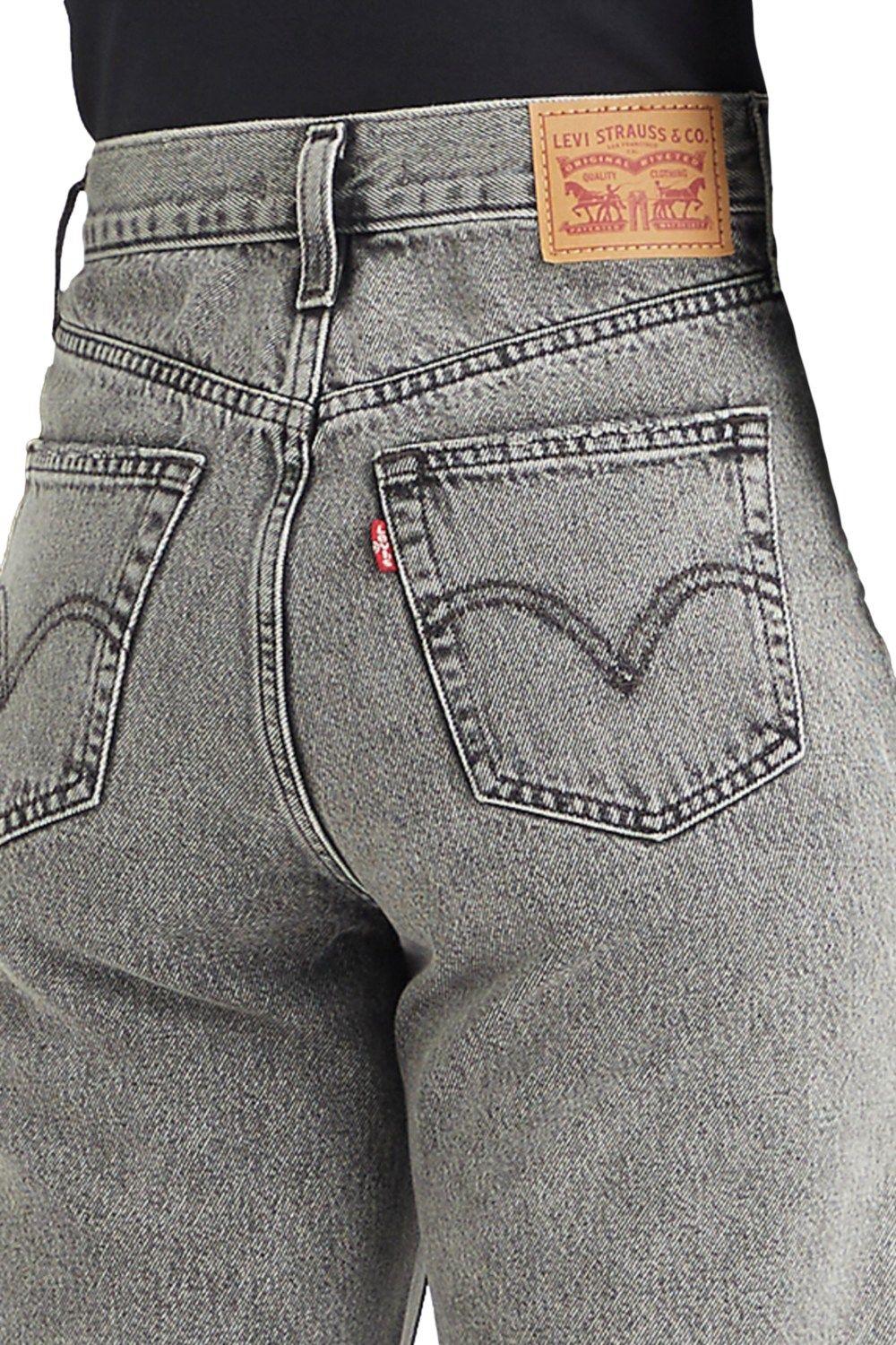 Jeans Mujer High Waisted Mom Negro Levis 26986-0053-3