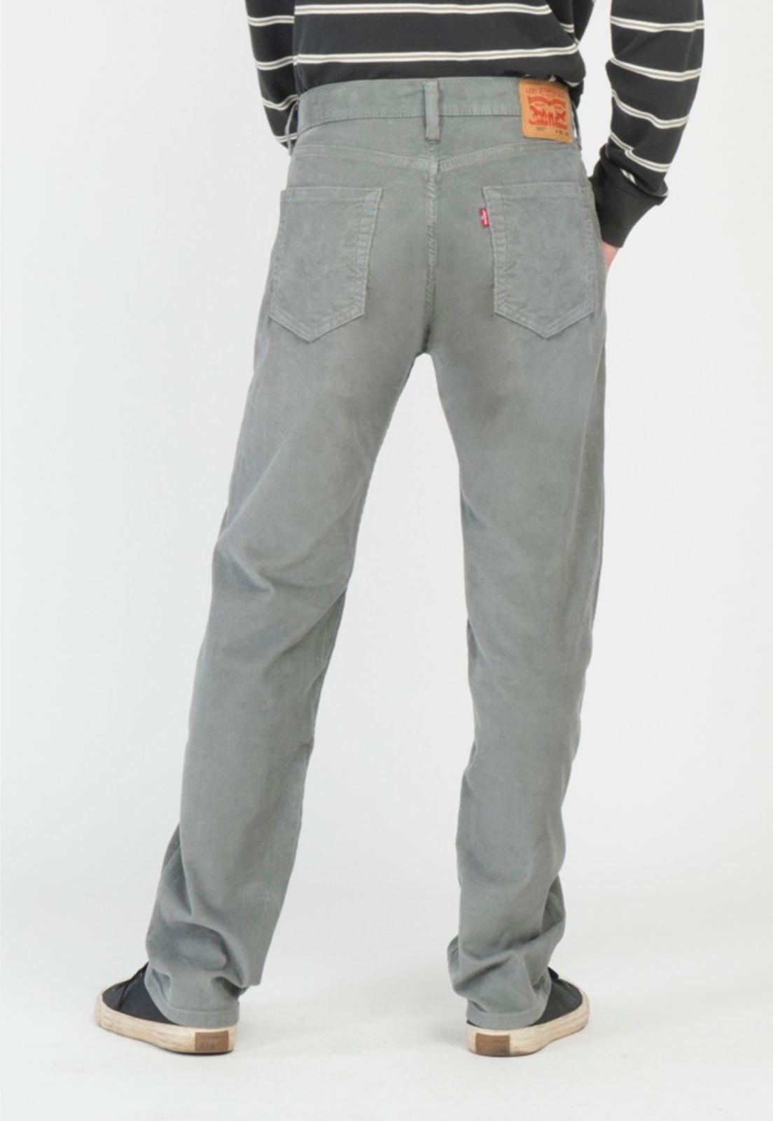 Jeans Hombre de Cotelé 505 Regular Gris Levis 00505-2058-1