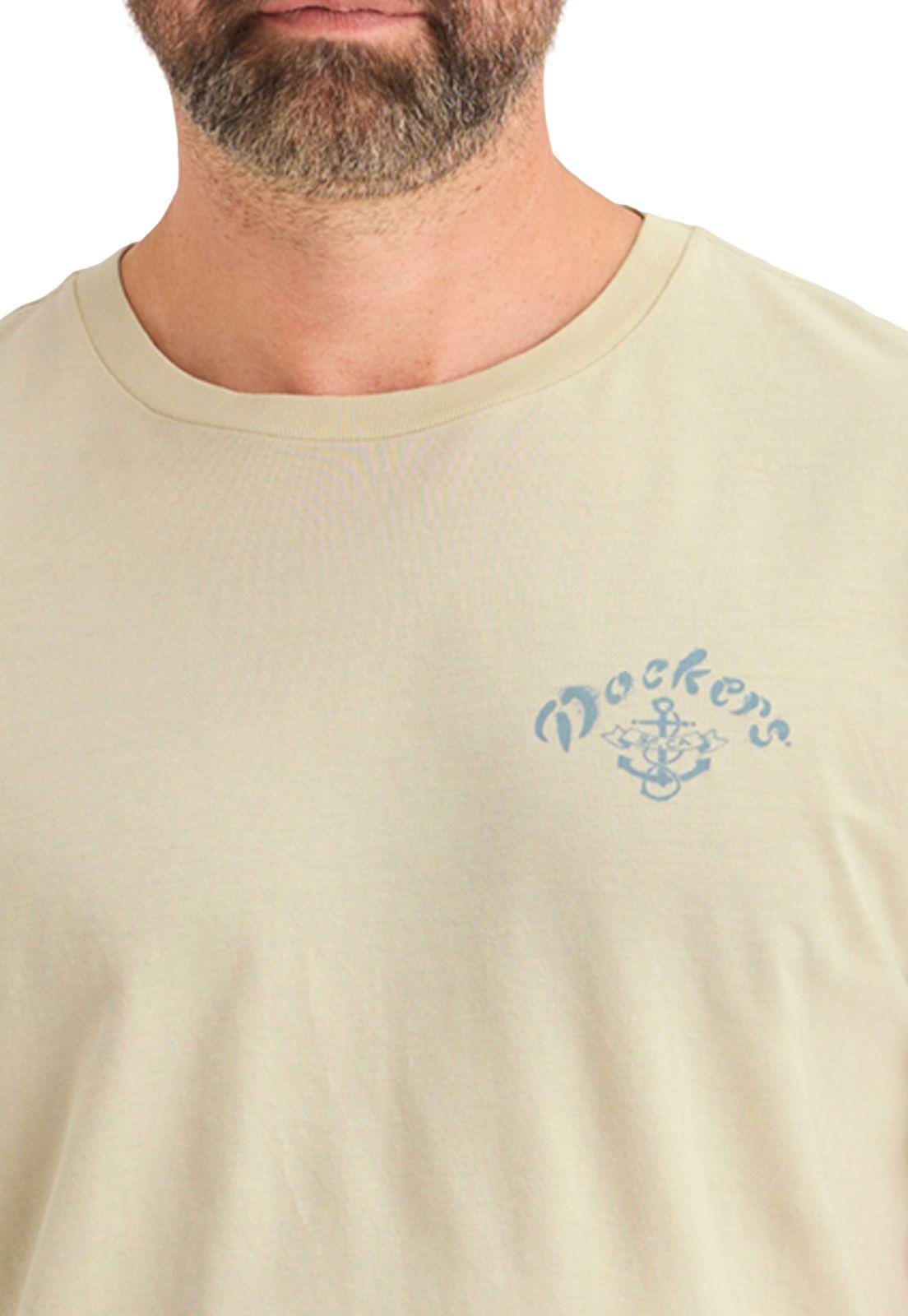 Polera Hombre Graphic Tee Slim Fit Beige-1