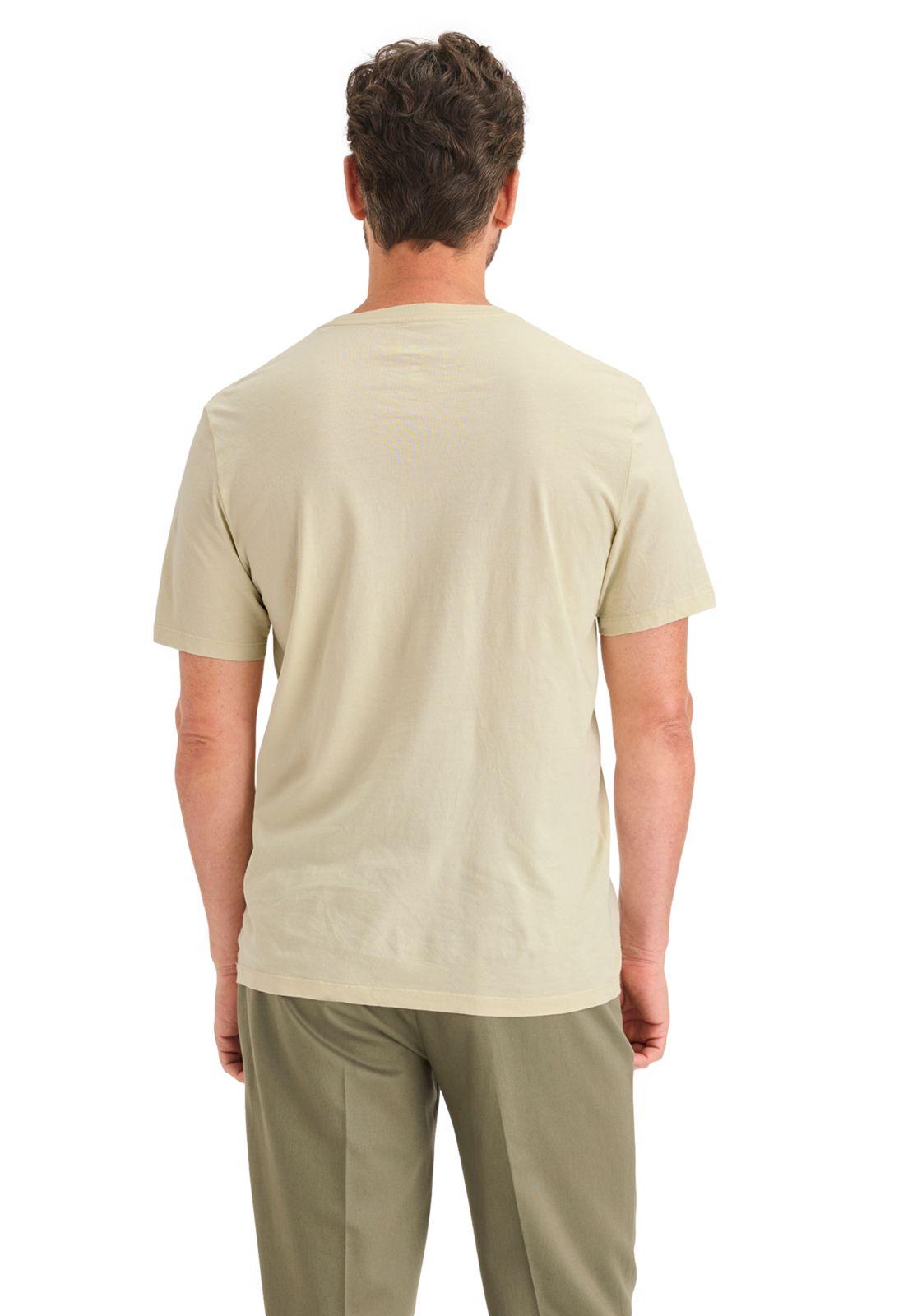 Polera Hombre Graphic Tee Slim Fit Beige-2