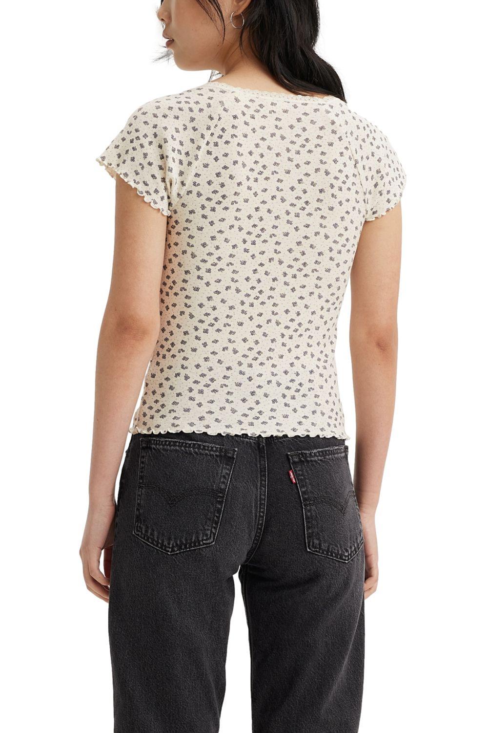 Polera Mujer Manga corta Dry Goods Gráfica Beige Levis A5908-0002-2