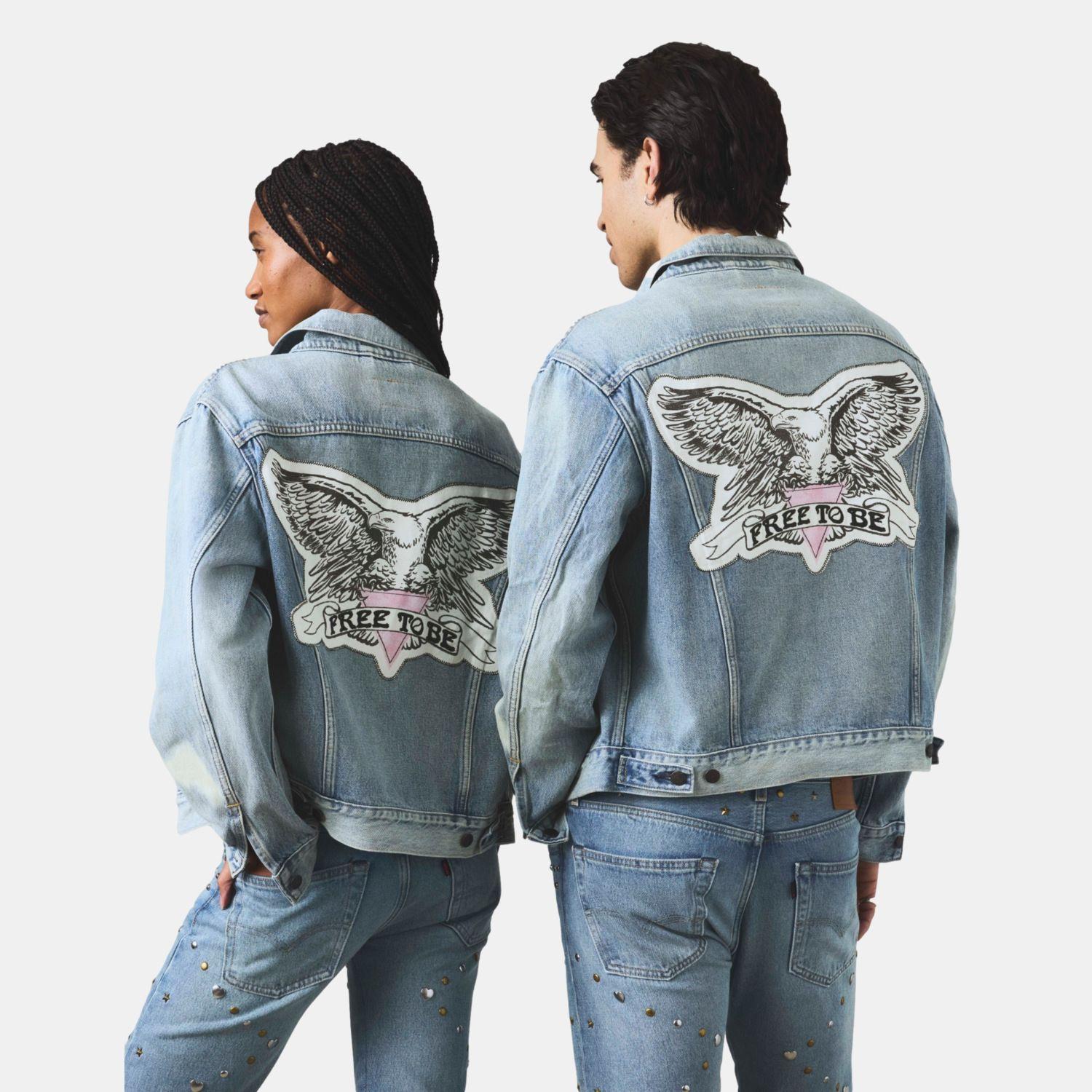 Chaqueta Hombre Pride Road Worn Trucker Azul Levis 0065O-0000-1