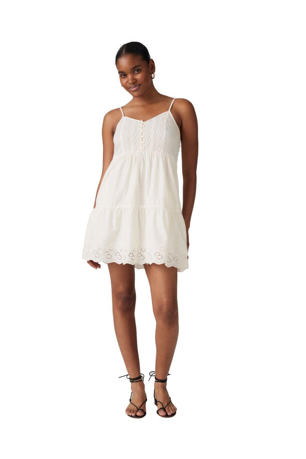 Vestido Mujer Cora Mini Dress Blanco Levis 001RJ-0000-2