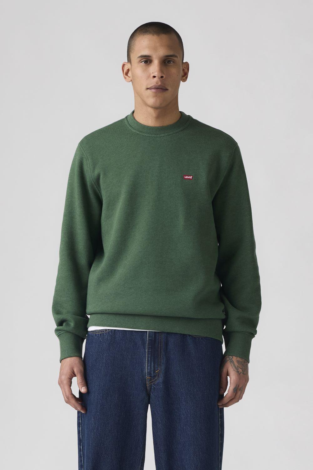 Polerón Hombre Core Crew Sweatshirt Verde Levis 34257-0056-0