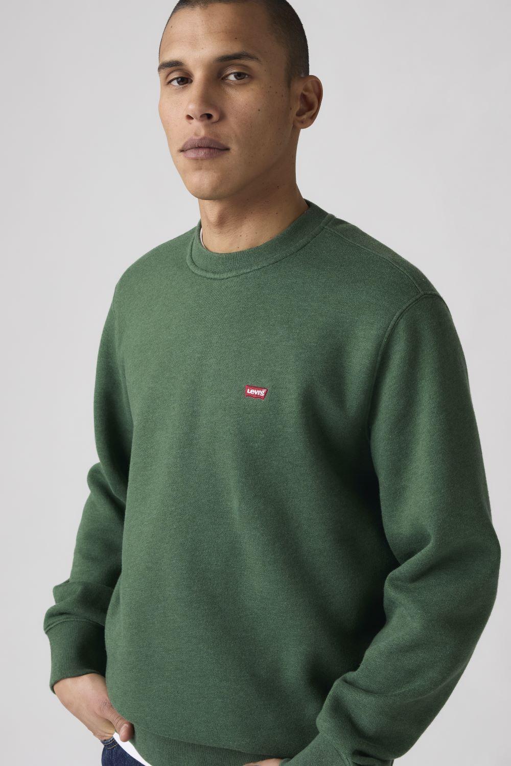 Polerón Hombre Core Crew Sweatshirt Verde Levis 34257-0056-2