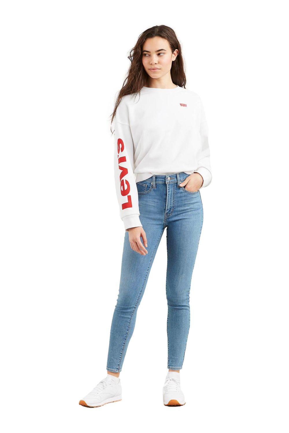 Jeans Mujer Mile High Super Skinny Azul Levis 22791-0060-3