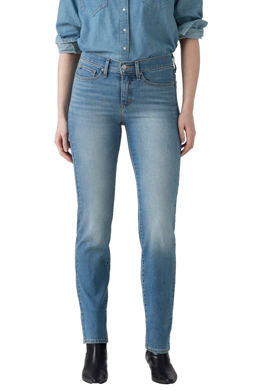 Jeans Mujer 314 Shaping Straight Celeste Levis 19631-0279-0