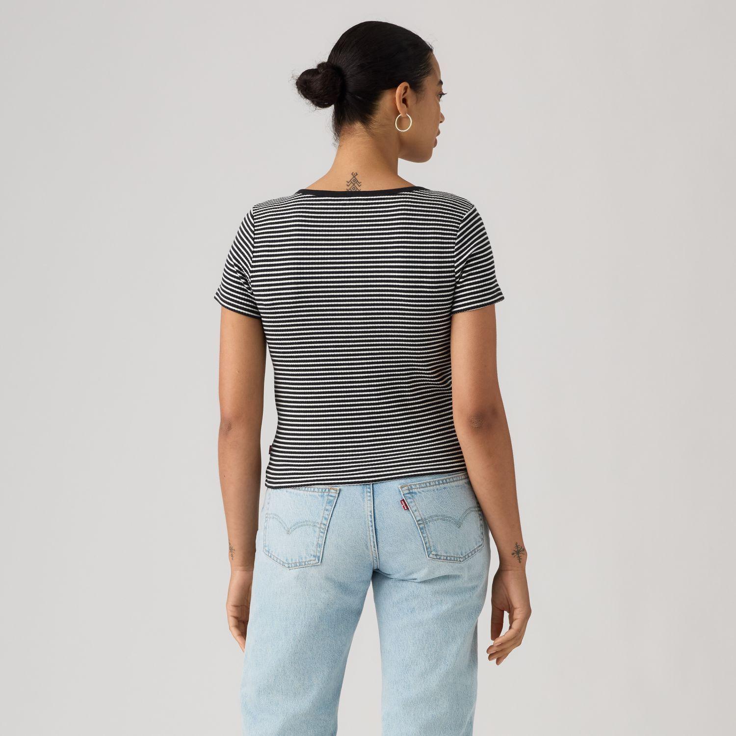 Camisa Mujer Austen Button Through Negro Levis 0087U-0004-1
