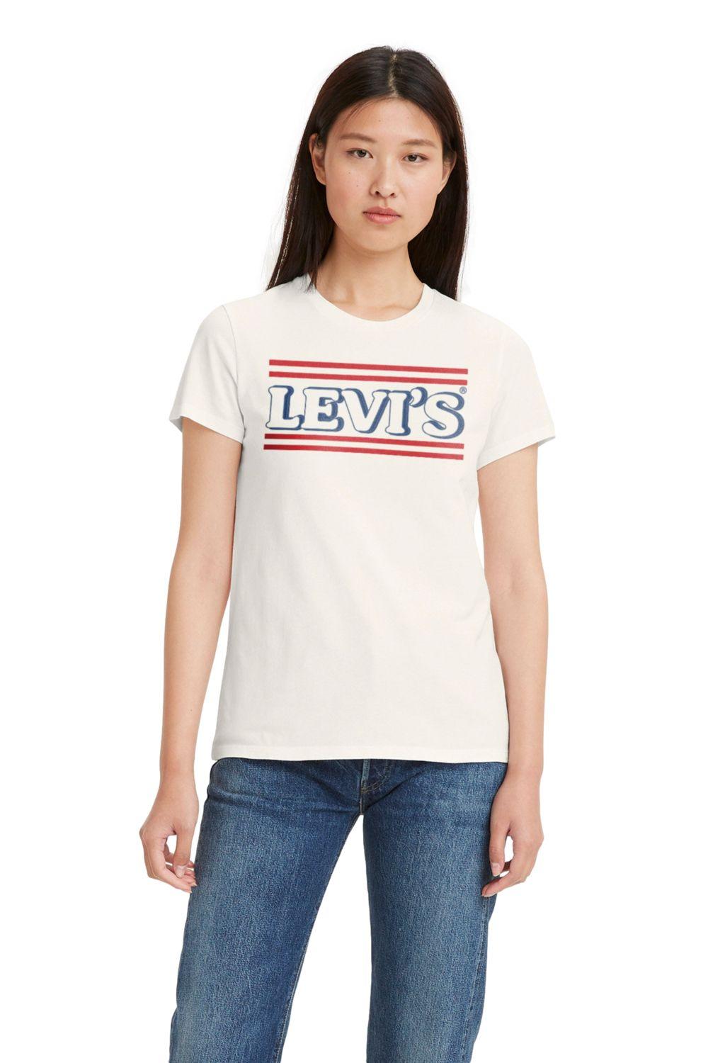 Polera Mujer Regular Fit Blanco Levis 17369-2538-0
