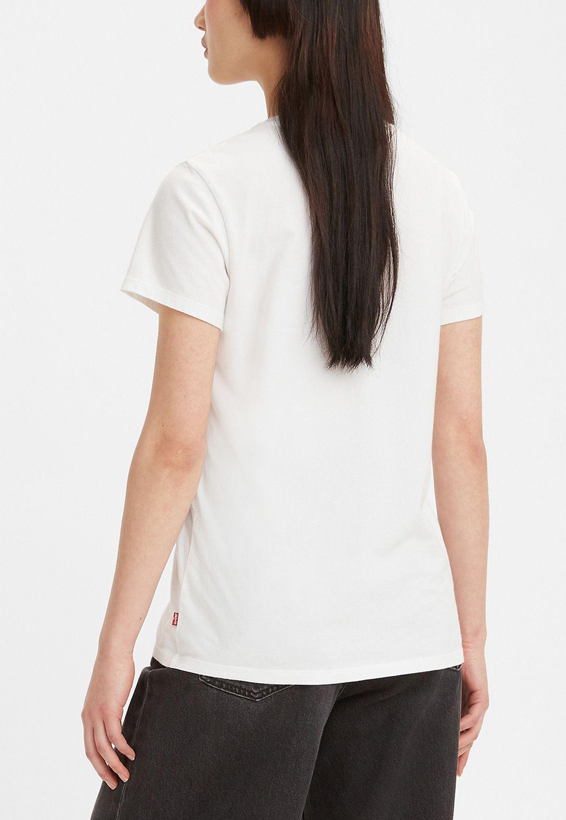 Polera Mujer Lisa con Logo Blanca Levis 17369-1900-1