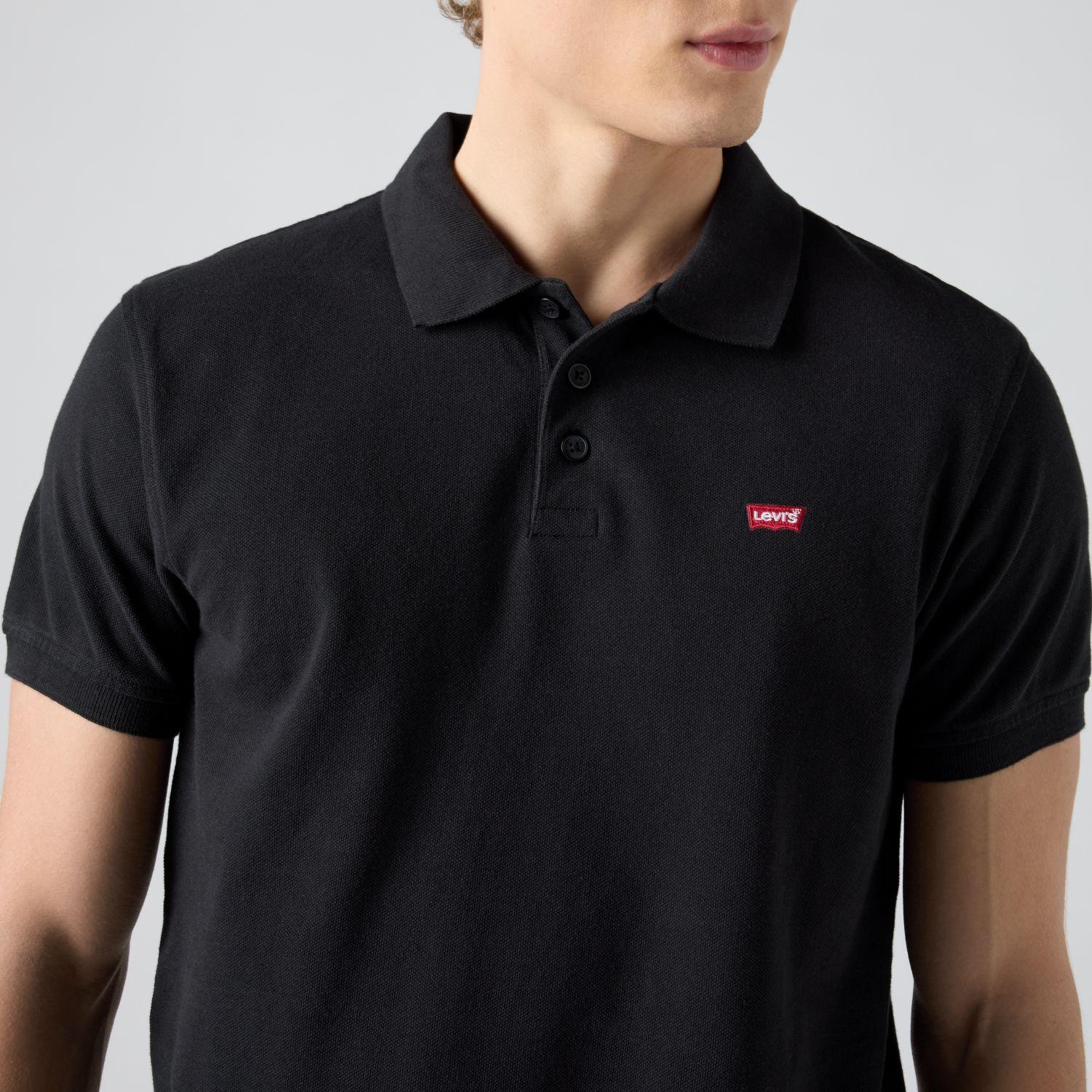 Polera Hombre Regular Fit Lisa con Logo Negro Levis 35883-0007-3