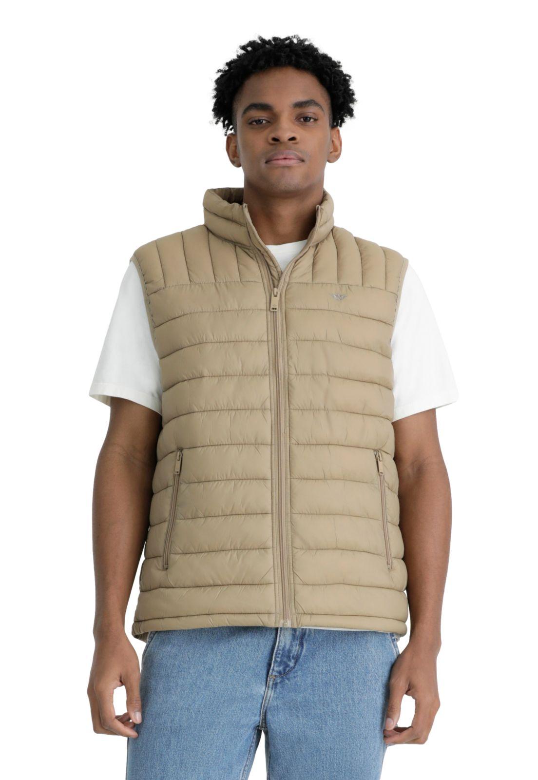 Parka Sin Mangas Packable Regular Fit Khaki 001O7-0003-0