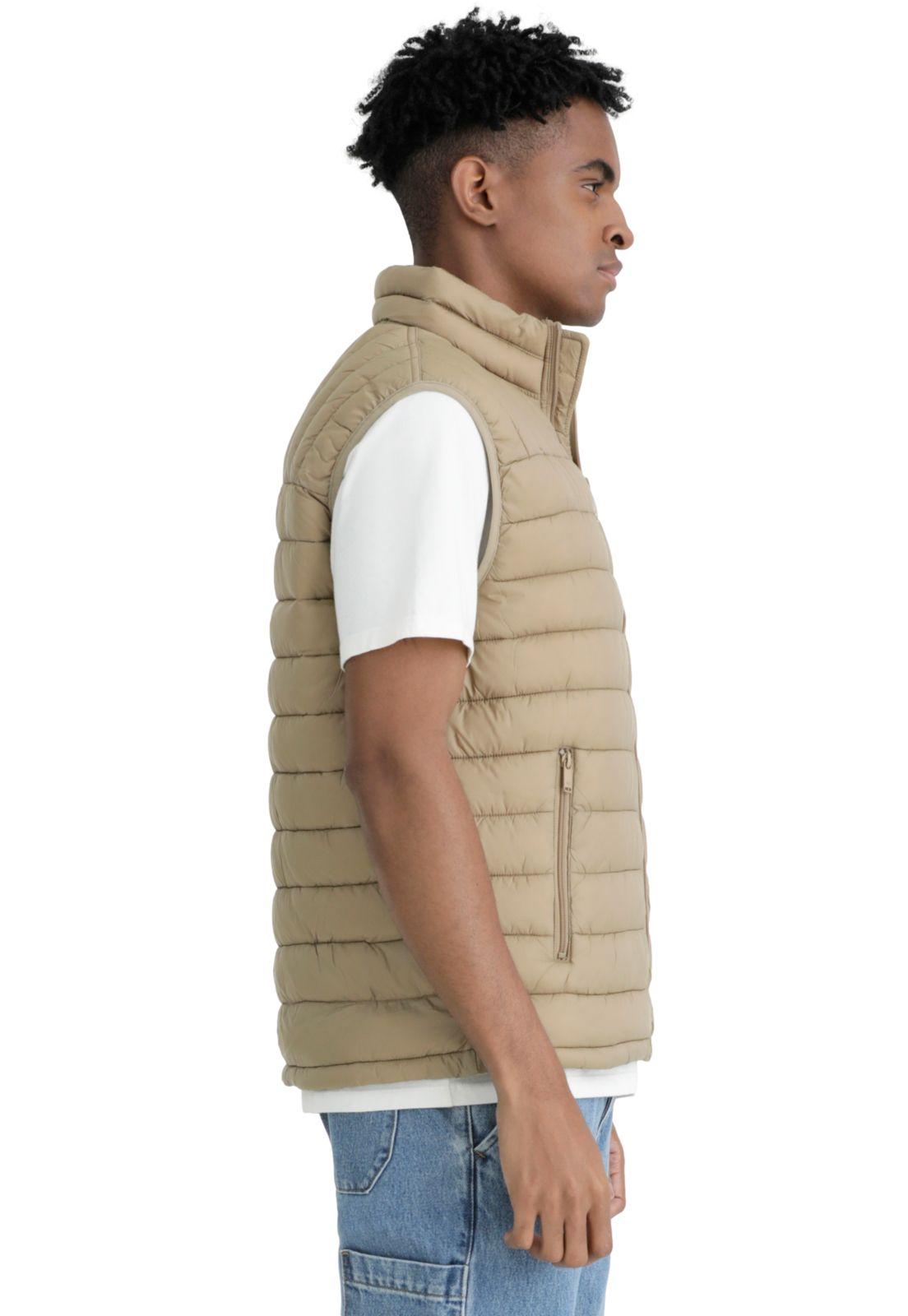 Parka Sin Mangas Packable Regular Fit Khaki 001O7-0003-1