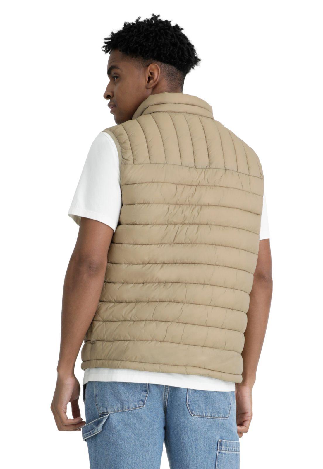 Parka Sin Mangas Packable Regular Fit Khaki 001O7-0003-2