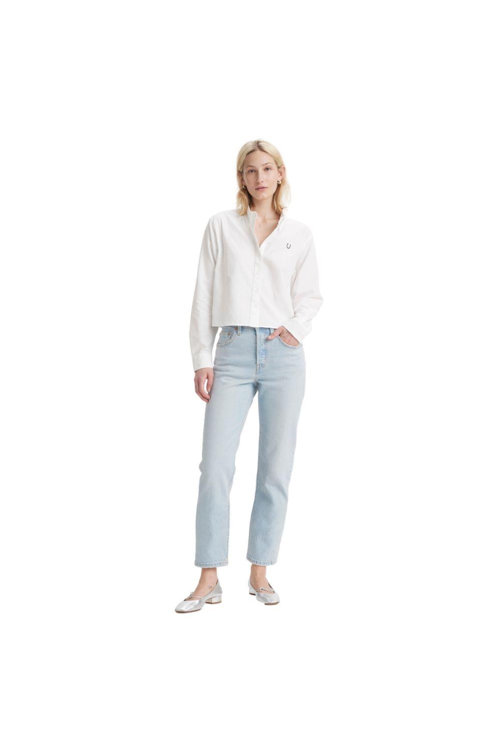 Jeans Mujer 501 Crop Celeste Levis 36200-0333-3