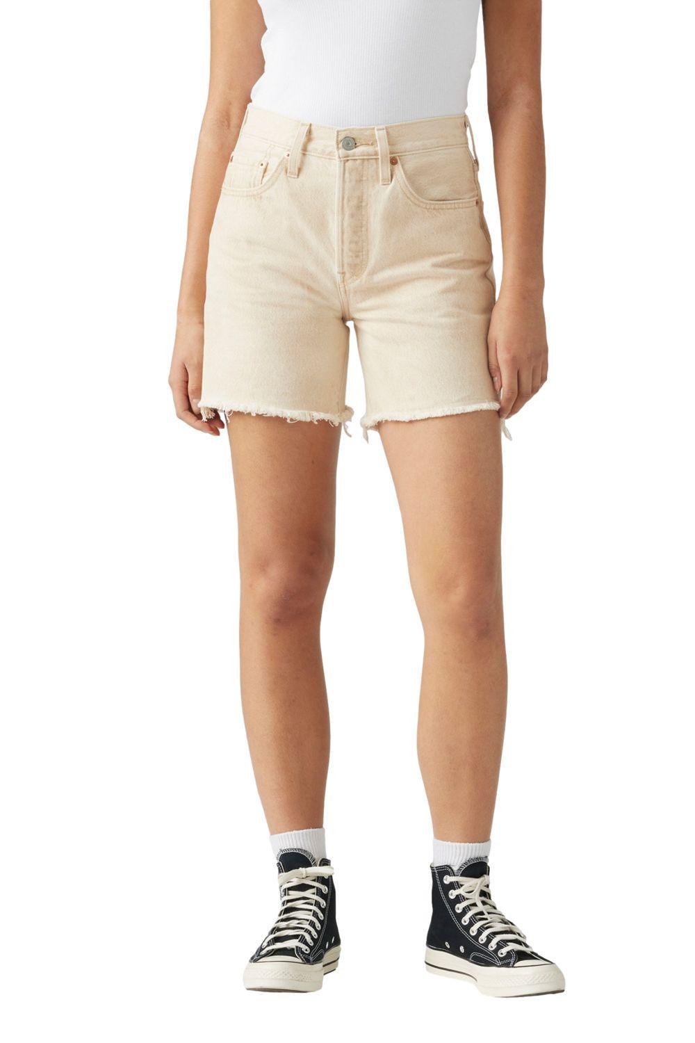 Shorts Mujer 501 Mid Thigh Short Beige Levis 85833-0081-0