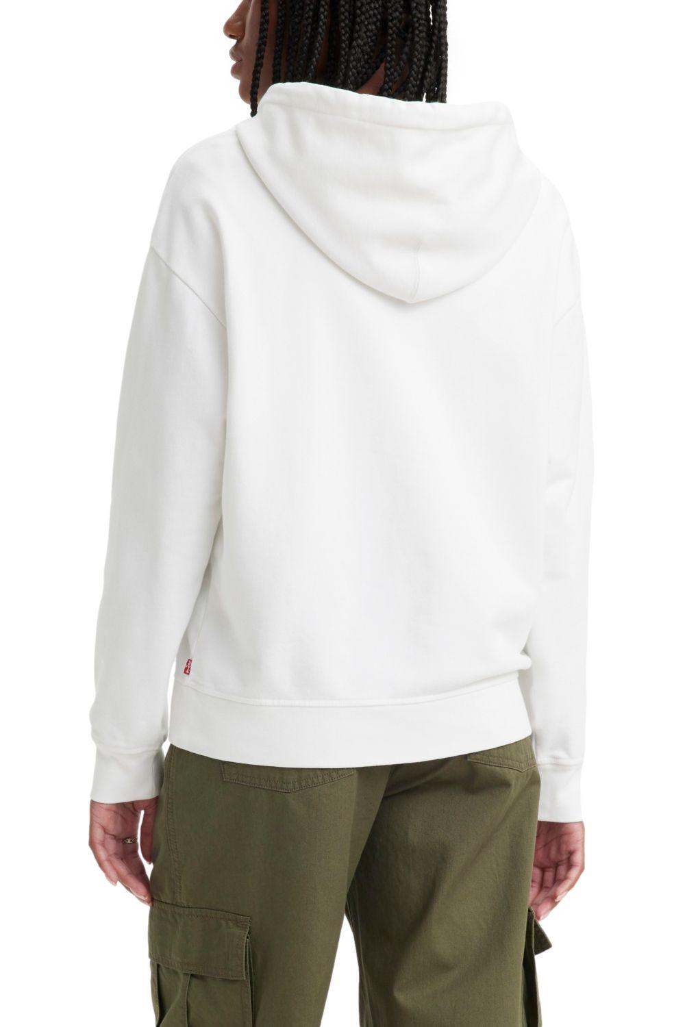 Polerón Mujer Regular Fit Capucha Blanco Levis 18487-0272-1