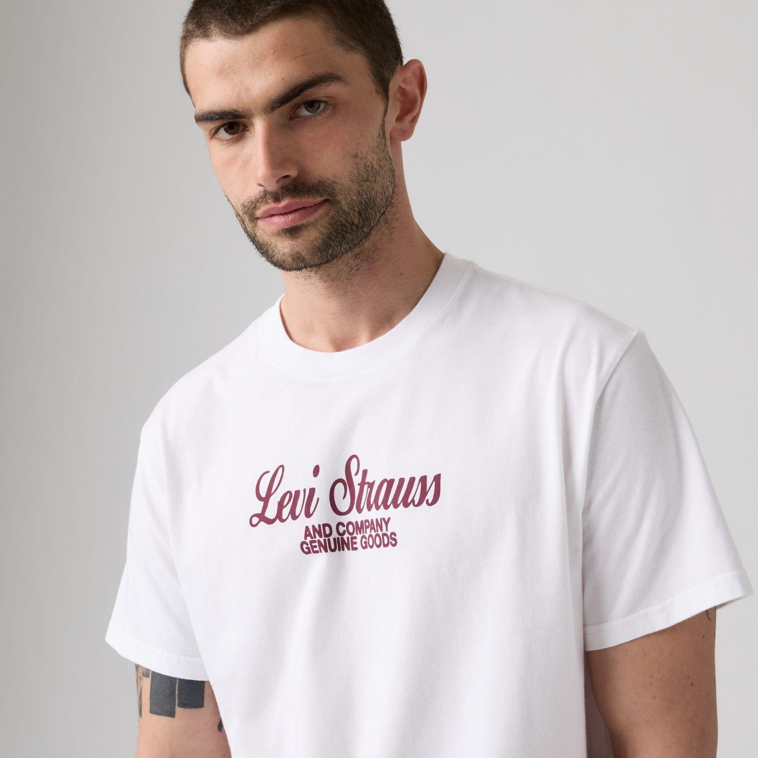 Polera Hombre Relaxed Fit Tee Blanco Levis 16143-2672-3