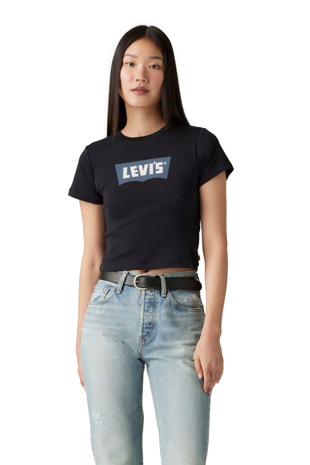 Polera Mujer Gr Essential Sporty Tee Negro Levis A8798-0030-0
