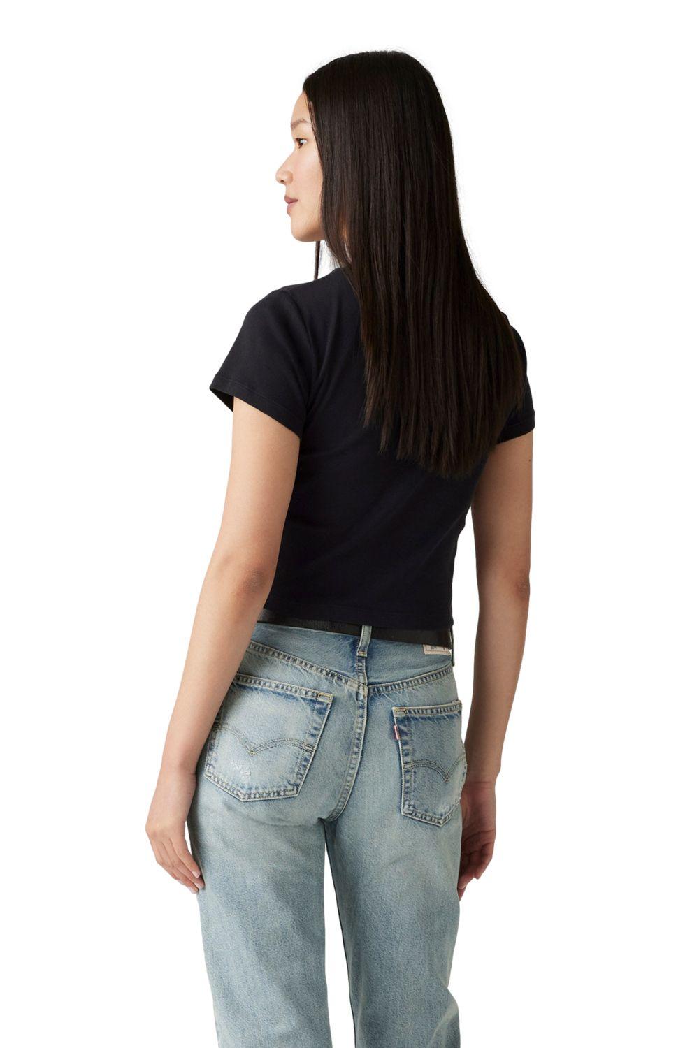 Polera Mujer Gr Essential Sporty Tee Negro Levis A8798-0030-1