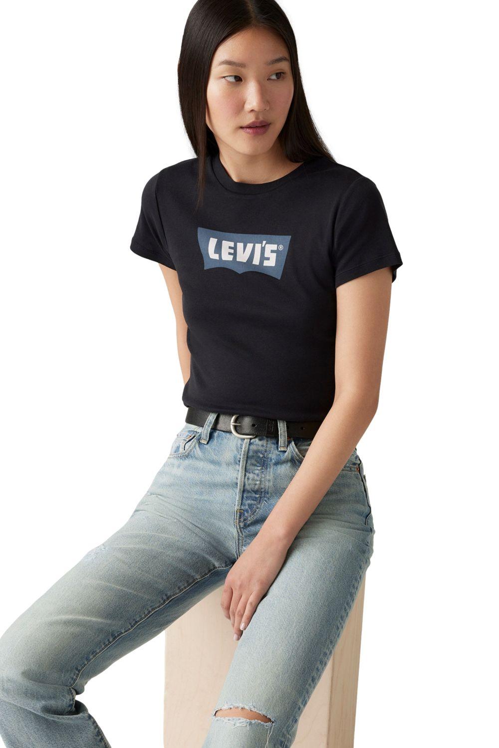 Polera Mujer Gr Essential Sporty Tee Negro Levis A8798-0030-2