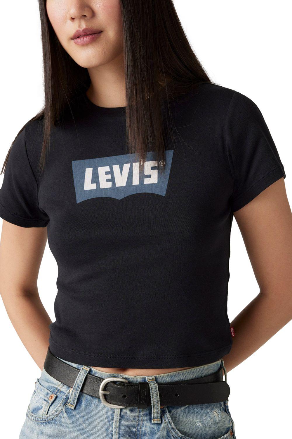 Polera Mujer Gr Essential Sporty Tee Negro Levis A8798-0030-3