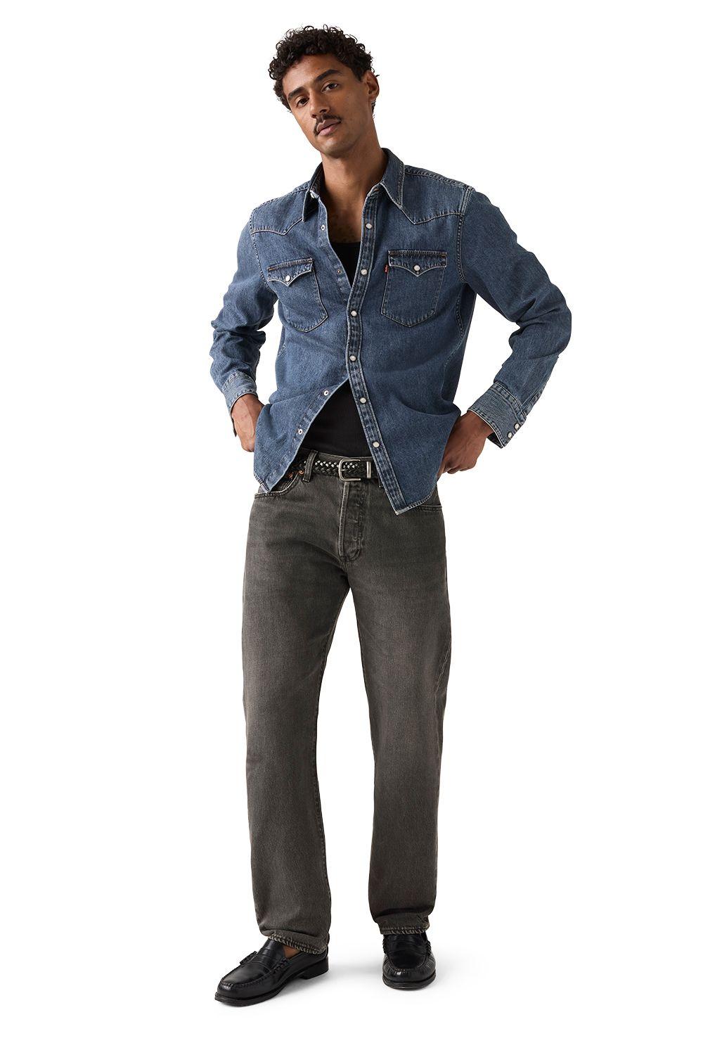 Jeans Hombre 501 Original Negro Levis 00501-3783-3