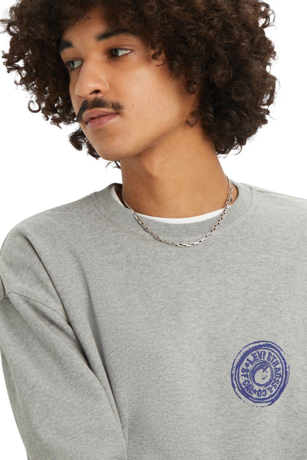Polerón Hombre Relaxd Graphic Crew Gris Levis 38712-0270-3