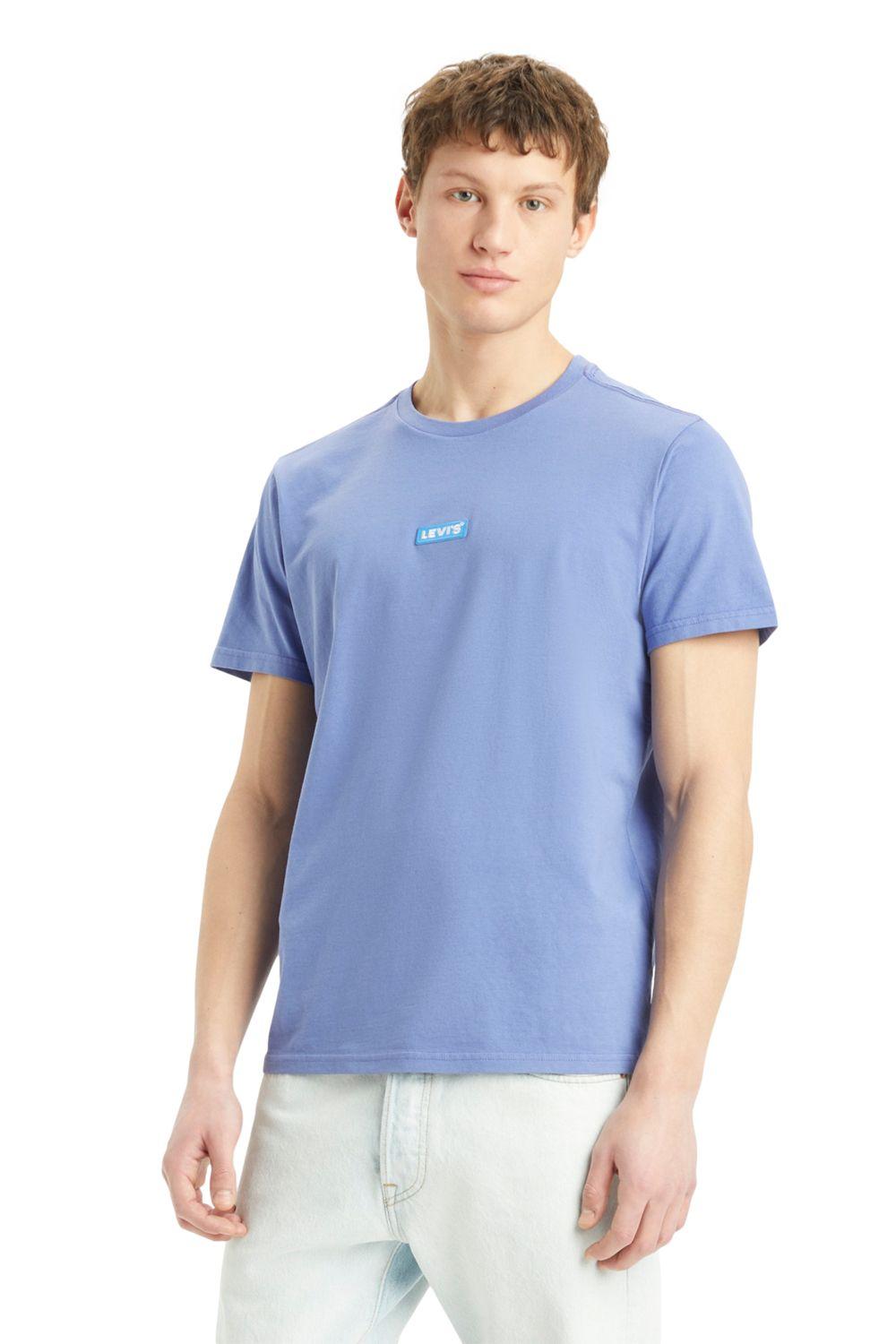 Polera Hombre Ss Relaxed Baby Tab T Azul Levis 79554-0094-0