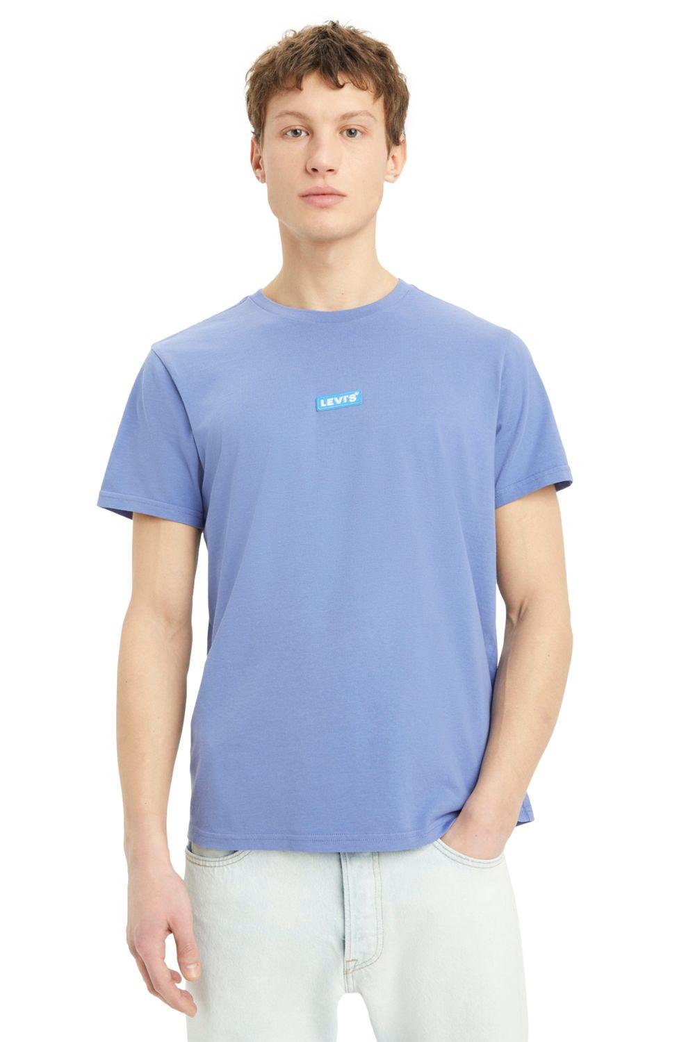 Polera Hombre Ss Relaxed Baby Tab T Azul Levis 79554-0094-2