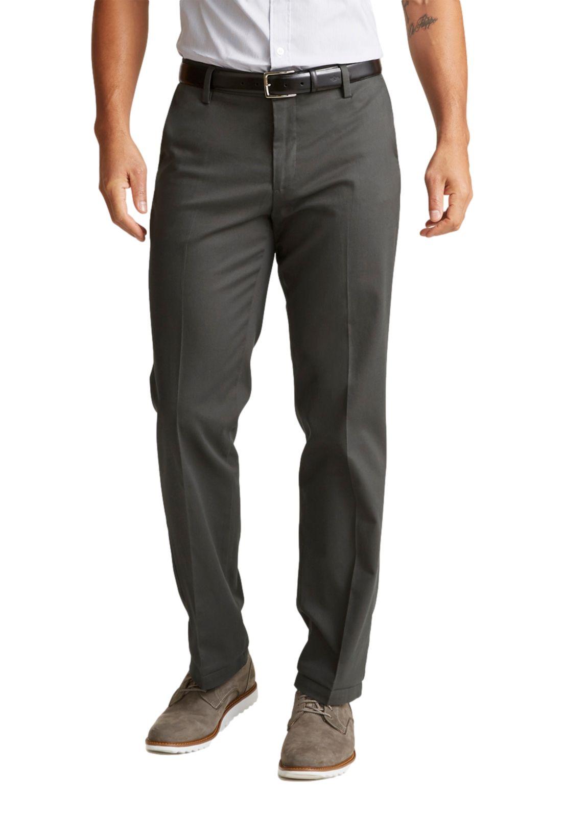 Pantalón Hombre Signature Khaki Straight Fit Gris 59409-0003-0