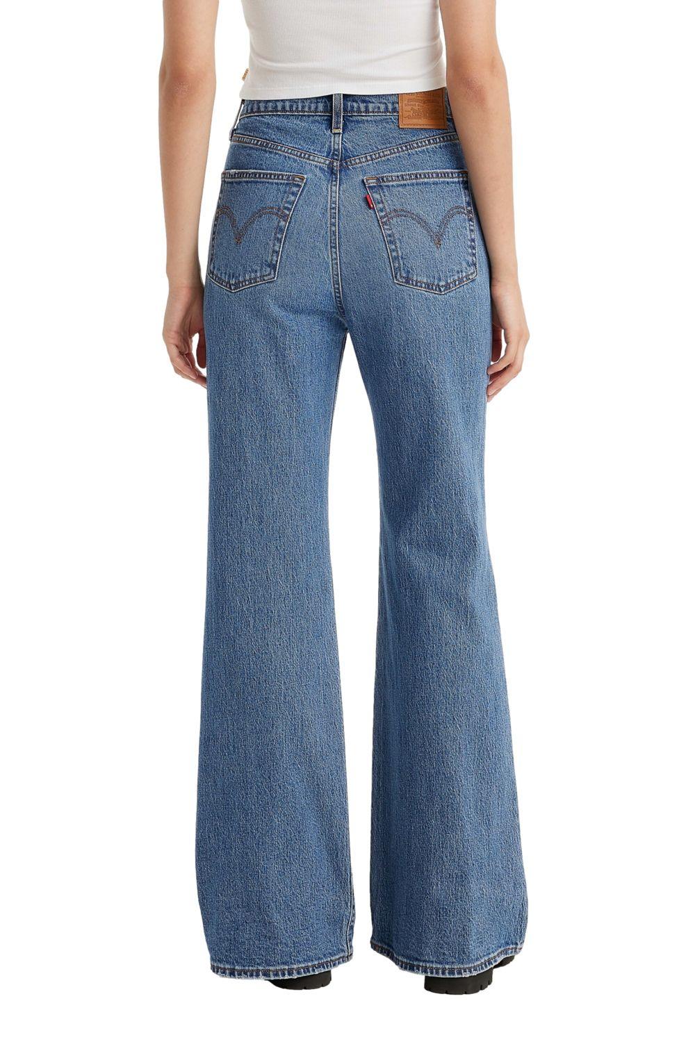 Jeans Mujer Ribcage Bells Azul Levis A7503-0009-2