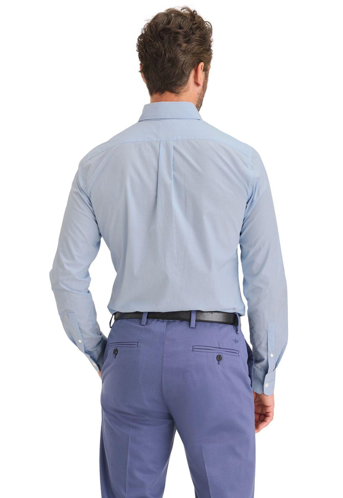 Camisa Hombre Crafted LS Slim Fit Celeste A4285-0024-2