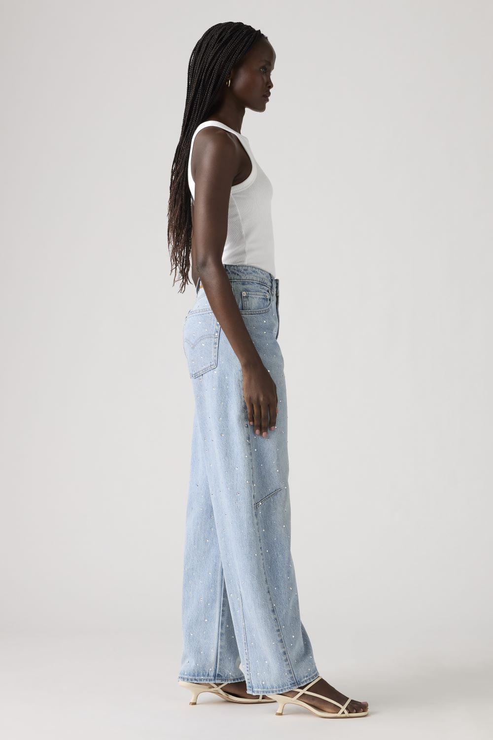 Jeans Mujer Baggy Dad Barrel Celeste Levis 0039A-0007-2