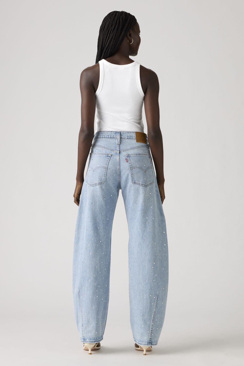 Jeans Mujer Baggy Dad Barrel Celeste Levis 0039A-0007-3