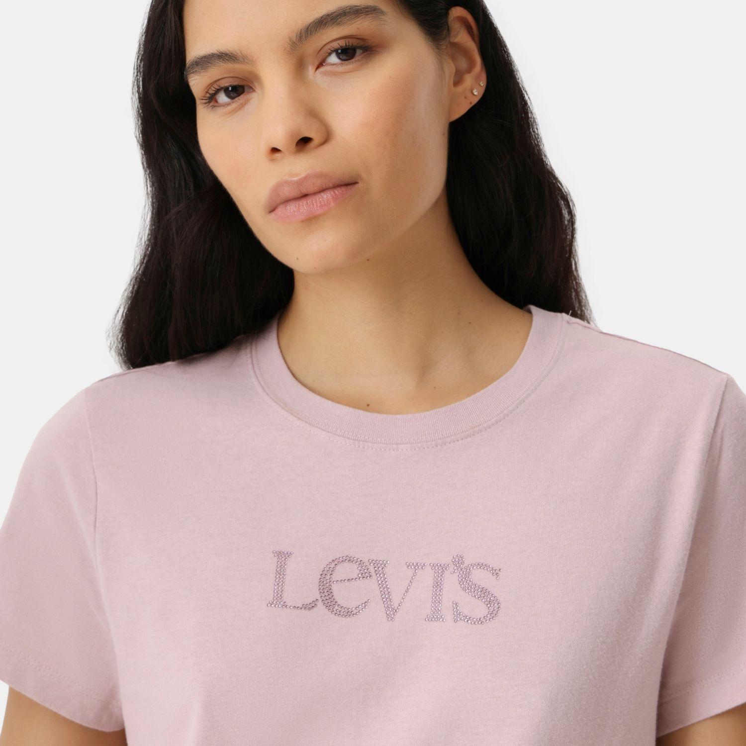 Polera Mujer Favorite Tee Rosado Levis 005GV-0066-4
