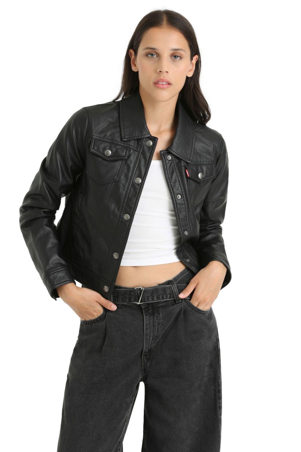 Chaqueta Mujer Pu Negro Levis 59544-0316-0