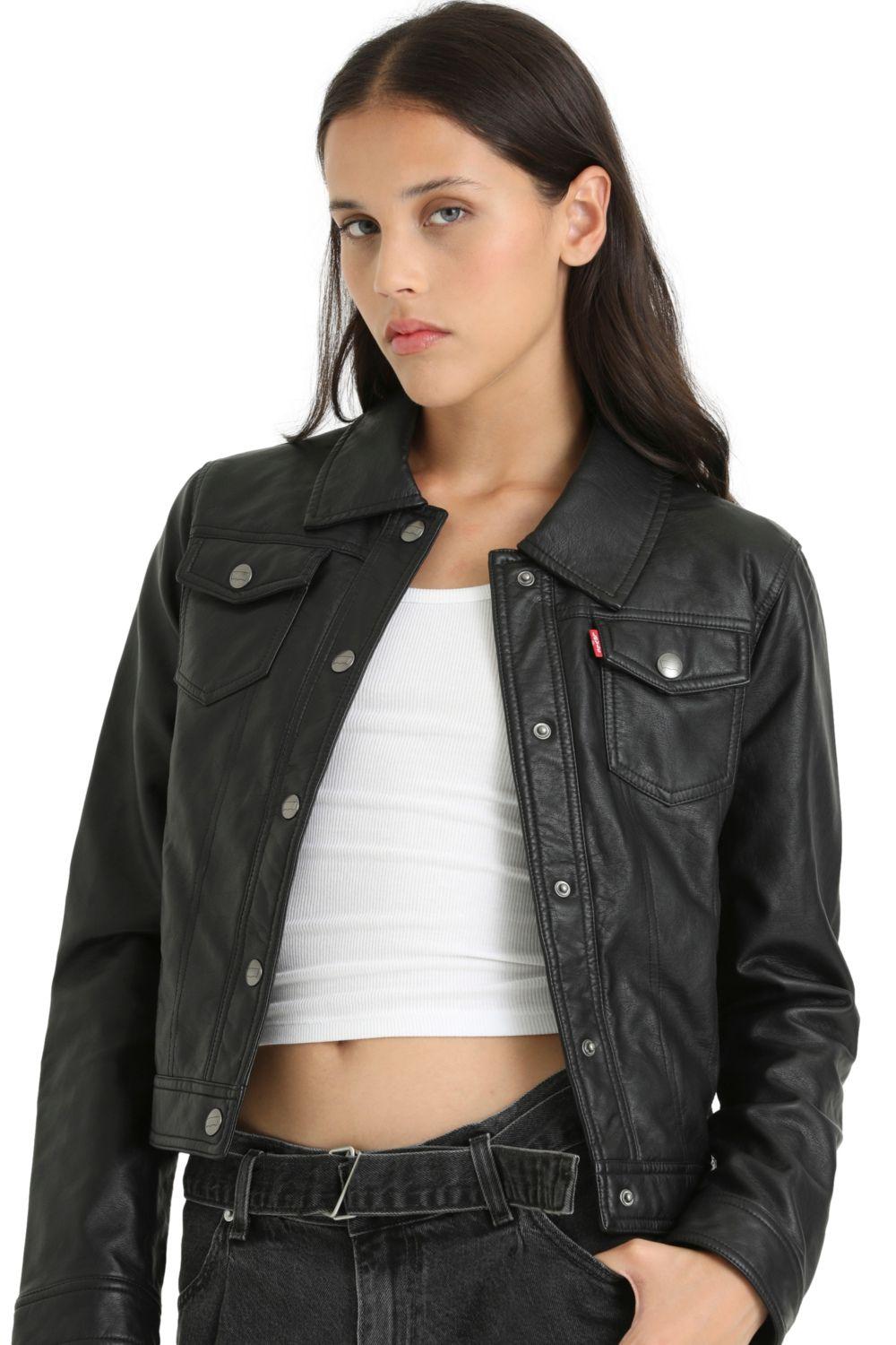 Chaqueta Mujer Pu Negro Levis 59544-0316-3
