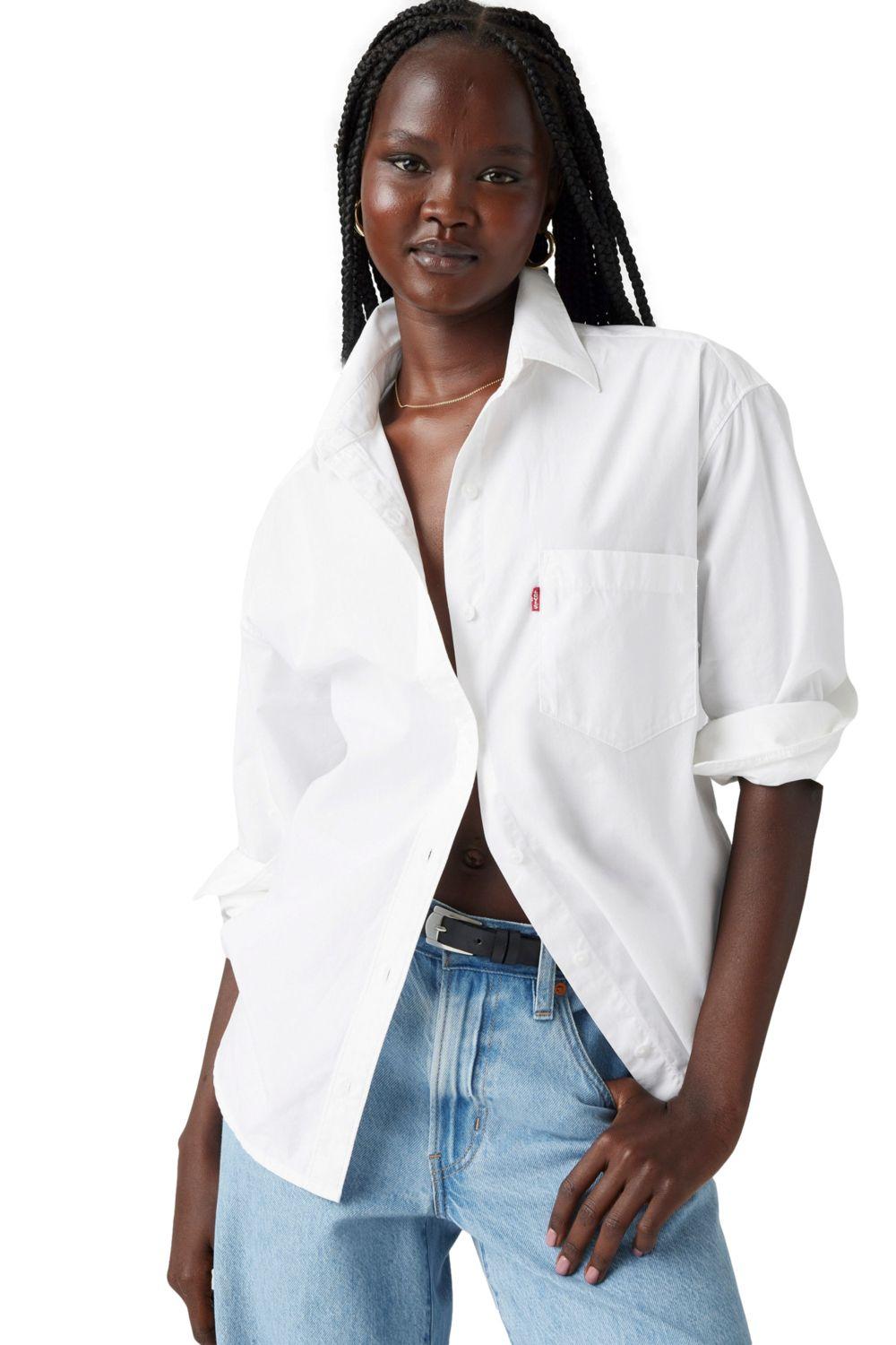 Camisa Mujer Harlie New Bf Shirt Blanco Levis 001HM-0003-2