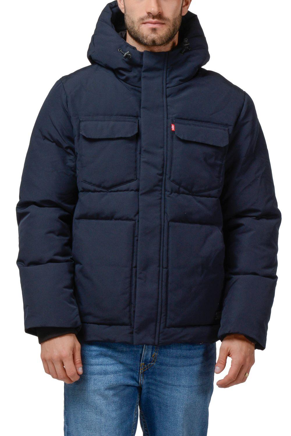 Chaqueta Hombre Puffer Trucker Pockets Azul Levis 59491-0493-0