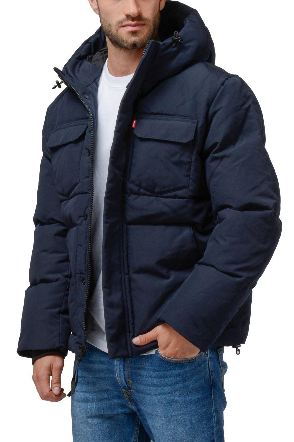 Chaqueta Hombre Puffer Trucker Pockets Azul Levis 59491-0493-3
