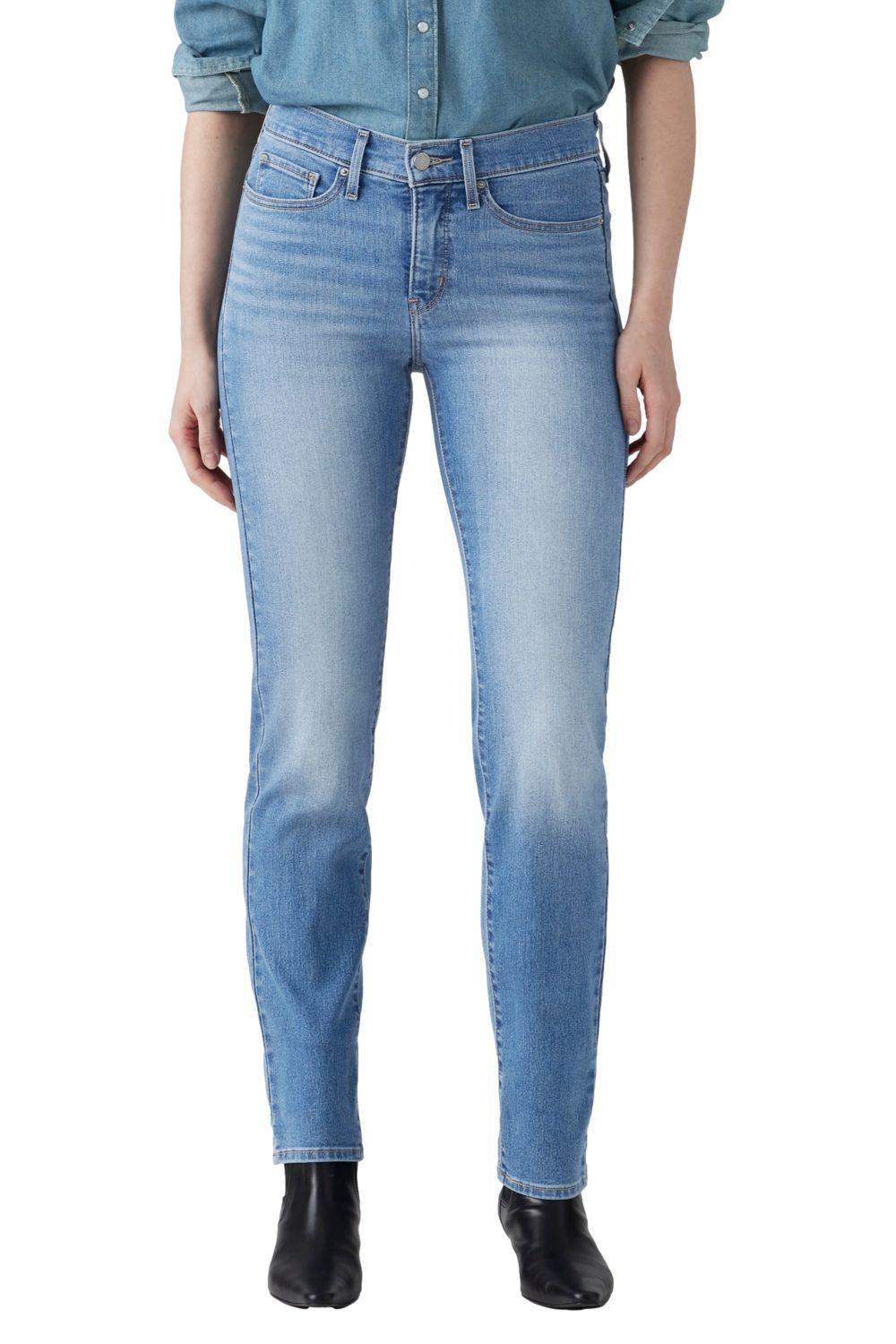 Jeans Mujer 314 Shaping Straight Azul Levis 19631-0298-0